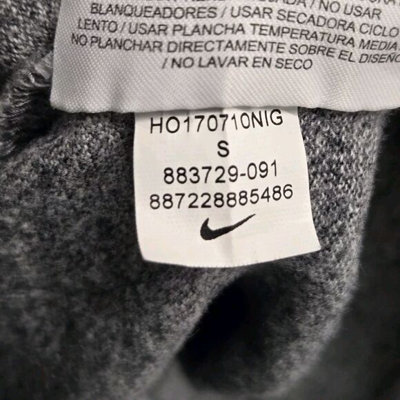 Nike Gym Vintage Full Zip Hoodie Jacket Just‎ Do It 883729 Women’s Small Gray - Picture 4 of 8